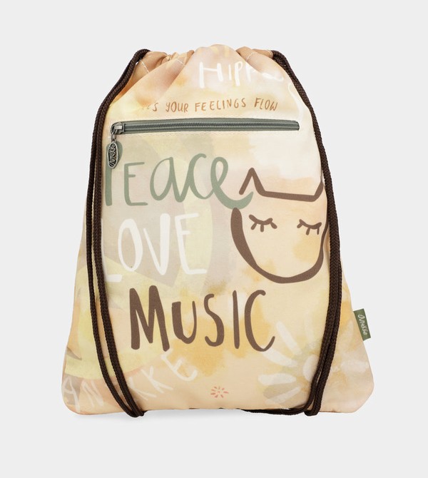 Rucsacuri Anekke Peace & Love Fabric Drawstring | XPGTLB-365