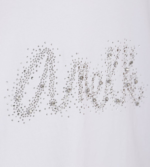 Tricouri Anekke Glitter White | KUOXMA-462