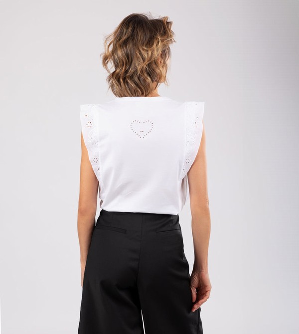 Tricouri Anekke White Tank Top | VOPTLH-907